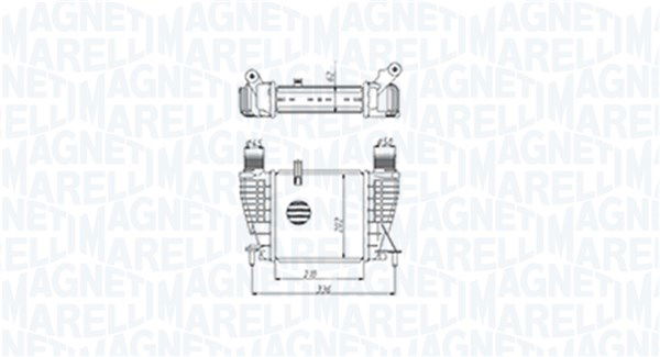 magnetimarelli Ladeluftkühler Magneti Marelli 351319205320