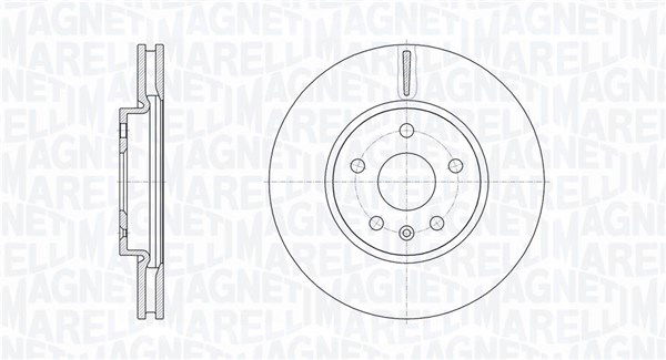 Bremsscheibe Vorderachse Magneti Marelli 361302040104