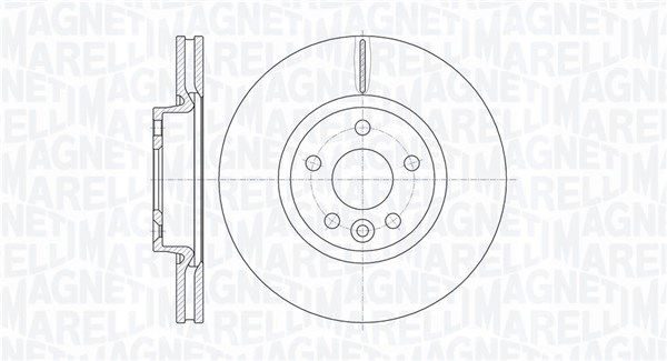 Bremsscheibe Vorderachse Magneti Marelli 361302040118