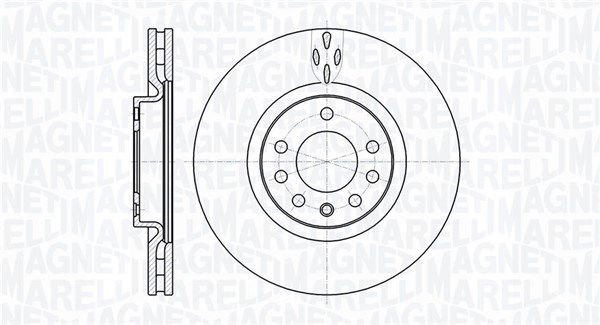 Bremsscheibe Vorderachse Magneti Marelli 361302040138