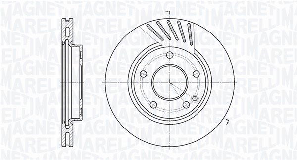 Bremsscheibe Vorderachse Magneti Marelli 361302040214