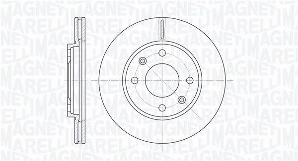 Bremsscheibe Vorderachse Magneti Marelli 361302040244