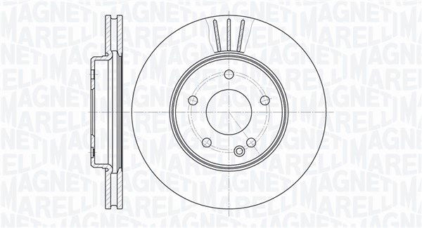 Bremsscheibe Vorderachse Magneti Marelli 361302040364