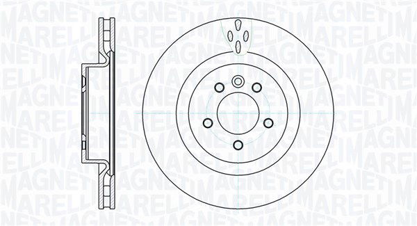 Bremsscheibe Vorderachse Magneti Marelli 361302040430