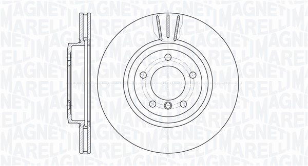 Bremsscheibe Vorderachse Magneti Marelli 361302040434