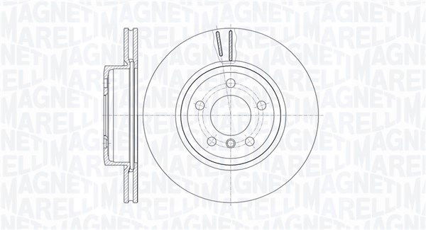 Bremsscheibe Vorderachse Magneti Marelli 361302040468