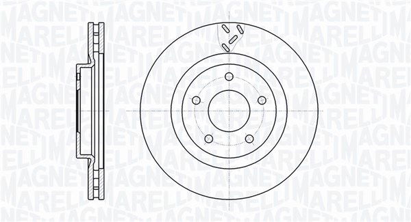 Bremsscheibe Vorderachse Magneti Marelli 361302040562