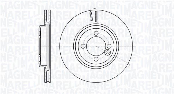 Bremsscheibe Vorderachse Magneti Marelli 361302040578