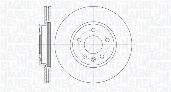 Bremsscheibe Vorderachse Magneti Marelli 361302040610