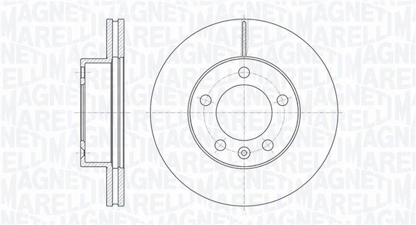 Bremsscheibe Vorderachse Magneti Marelli 361302040622