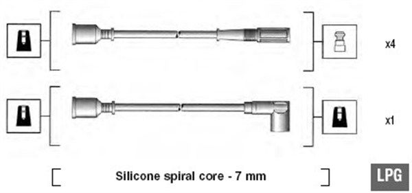 Zündleitungssatz Magneti Marelli 941105080635