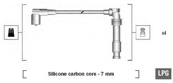 Zündleitungssatz Magneti Marelli 941125310683